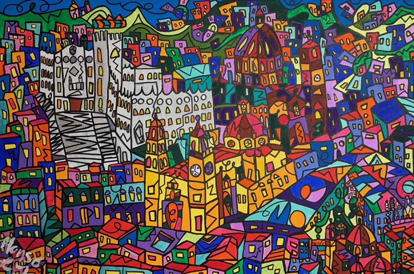 guanajuato stained glass representation